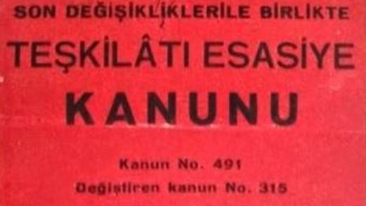 1921 Anayasası Teşkilat-ı Esasiye Kanunu (20 Ocak 1921)